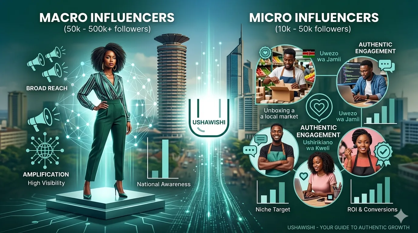 Micro vs. Macro: Choosing the Right Influencer Tier for Your Kenyan Brand